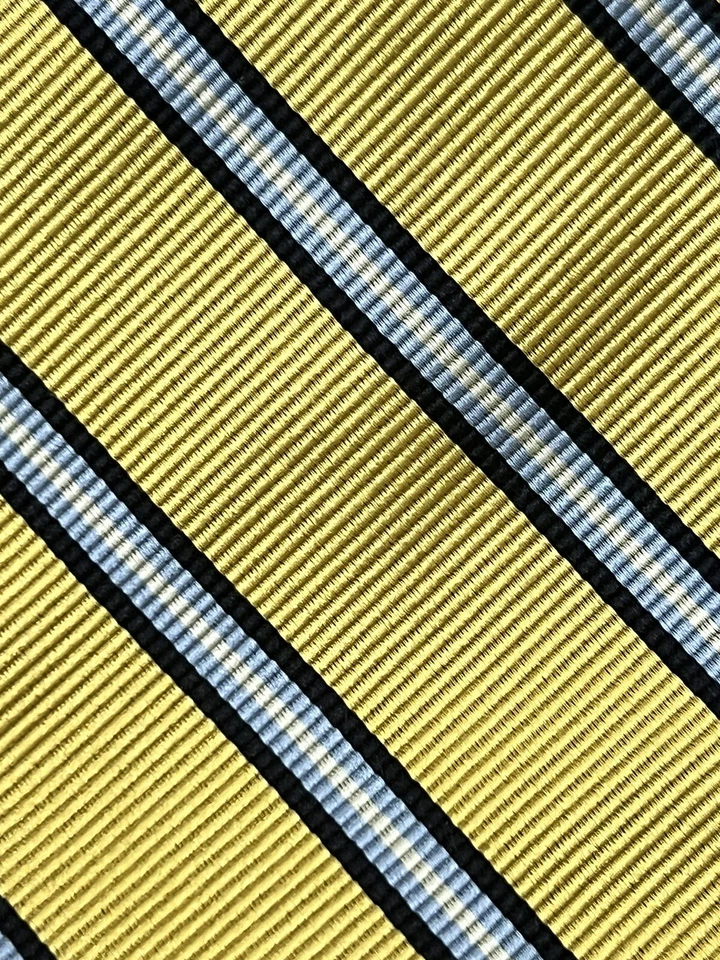 Juego de 2 Corbatas Faconnables Multicolor Rayas Algodón Seda Hechas a Mano en Francia Foto 2 de 4