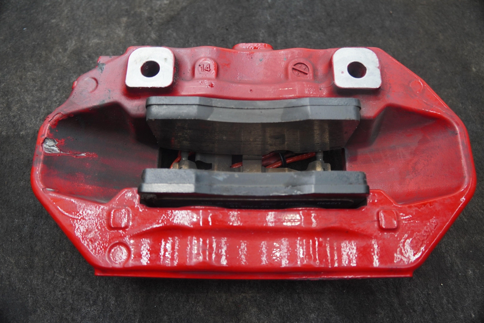 Rear Right Brake Caliper Red 311671 OEM Ferrari California T 2015-18 *Note*