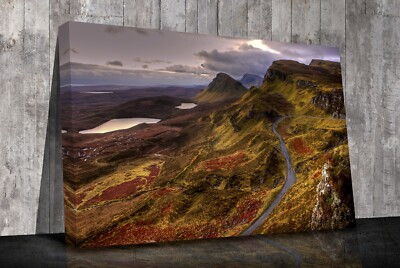 Sonnenaufgang auf Quiraing Isle Of Skye Leinwandbilder Wandbild nur gerahmt oder Druck