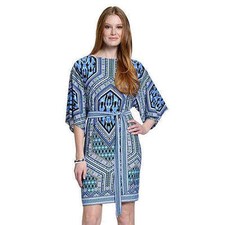New Women's Indication Print Kimono Sheath Dress (medium) - NWT, Free Shipping