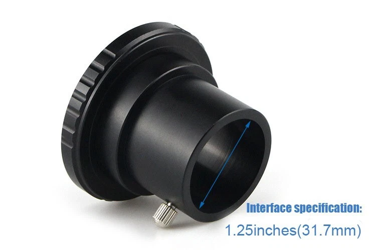 Adaptateur Télescope SCT Vers 1,25 Pouces - Interface Pour Oculaires - Métal - Neuf