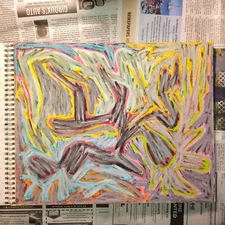 Drawing 11X14" Oil Pastel on Paper