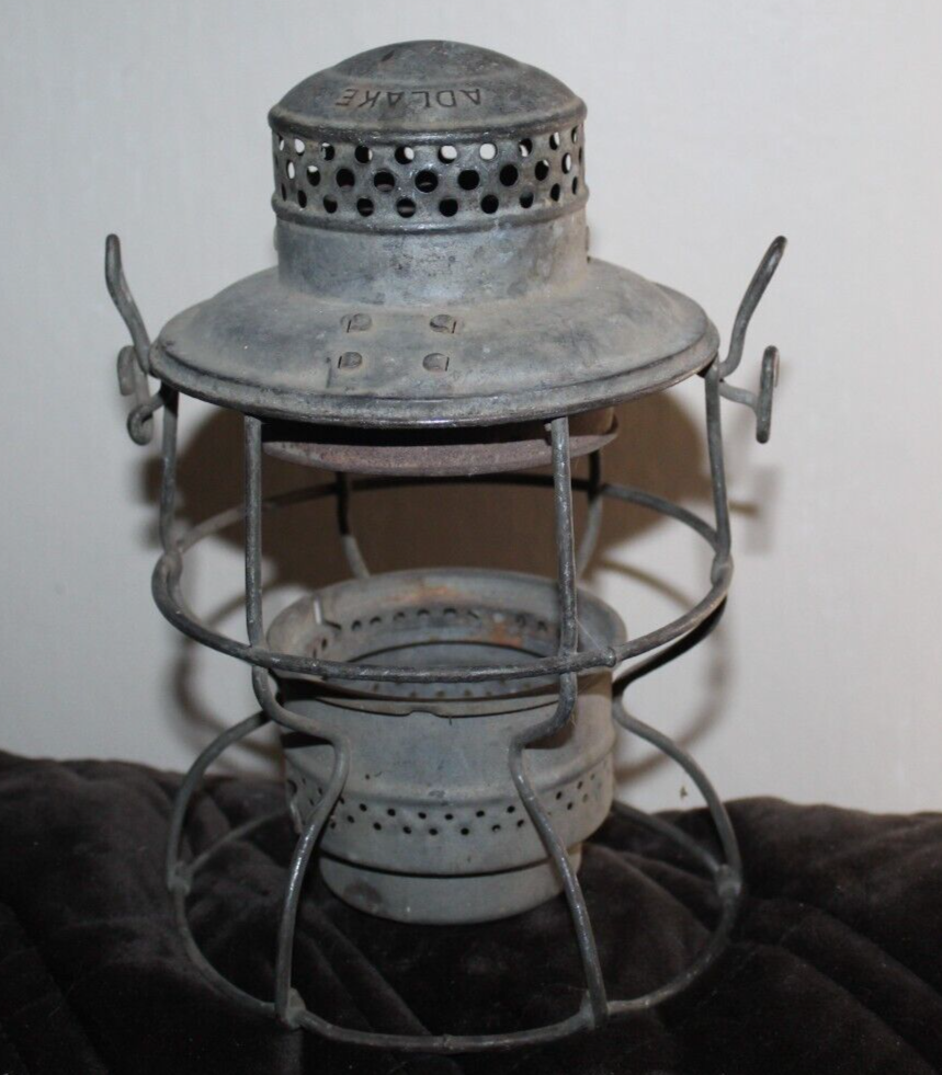 未使用 ADLAKE KERO 300 Railroad Lantern ② Adlake Kero 300 Railroad Lantern with Clear Globe, Unfired