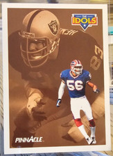 1991 Pinnacle Idols Darryl Talley/Ted Hendricks #372 Buffalo Bills