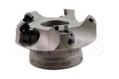 Shars 3'' 45 Degree Indexable Face Mill 5 Flute SEKN Insert New P[