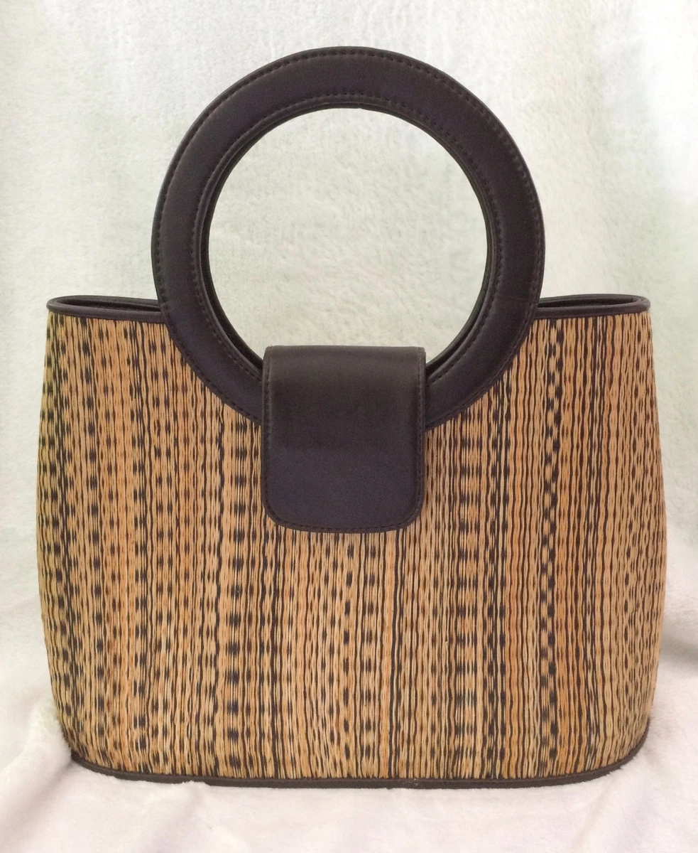 Kultura rattan deals bag