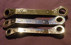 Mac 3 Pc. 12 & 6 Pt. Offset Reversible Ratcheting Box End Wrench Set. 1/2 - 7/8"