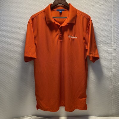 Port Authority Mens SIlk touch XL Orange Shirt Holzer