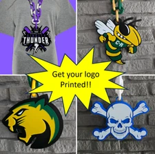 Custom Made Big Logo Hype Chain Necklace Pendant - Submit you Image Sports team