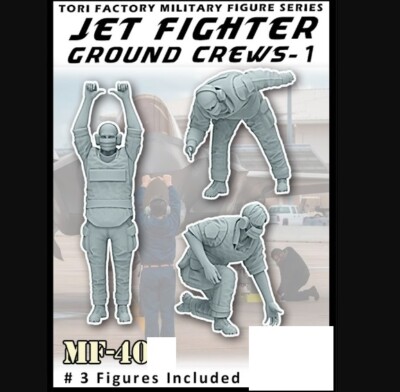 ZLPLA 1/48 Jet Fighter Ground Crew (3 figures)
