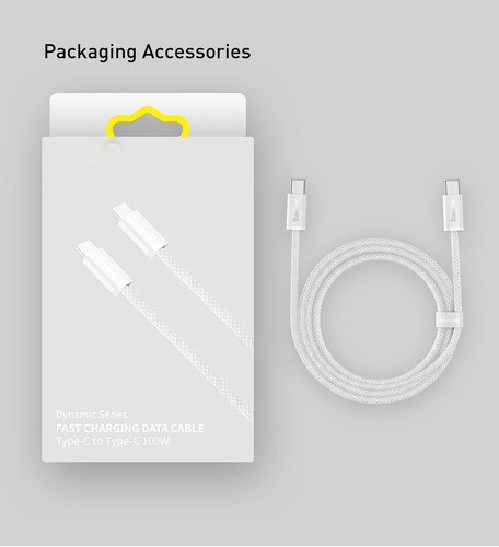 Baseus 100W PD USB C USB C ToType C Fast Charging Cable For Samsung Macbook - Picture 6 of 22