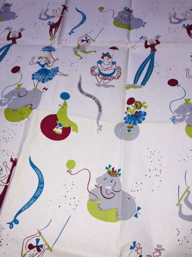 Vintage Marshall Field's Wrapping Paper Children's Department Circus 1950s - Picture 10 of 12
