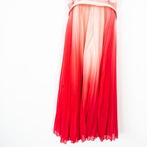 Phase Eight Henrietta Ombre Dress Pink Sleeveless Pleated Midi Size 10 - Picture 9 of 10