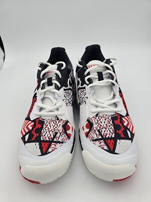 Wilson Rush Pro 3.5 Britto White Black Red Tennis Shoes Mens  display picture 2