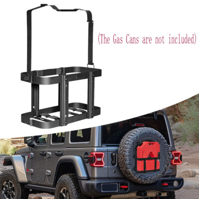 Jerry Can Holder Kits Bracket Mount Gas Rack Oil Tank Fuel 5.28 Gallons/ 20L