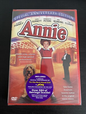 Annie DVD 1982 Special Anniversary Edition Fullscreen Brand New