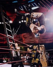Penta Pentagon Jr Rey Fenix & Ortiz Signed 16x20 Photo BAS COA WWE AEW TNA Auto