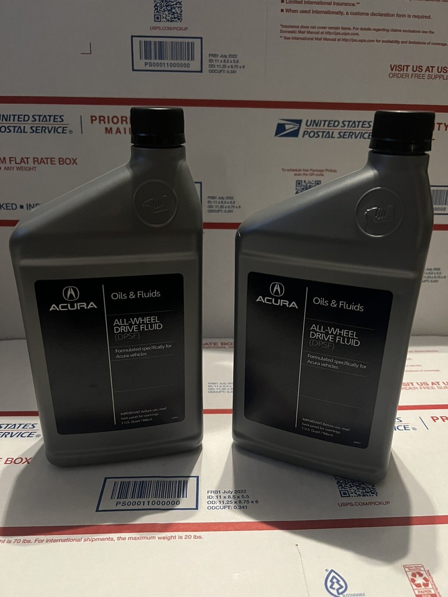 2 Quarts Honda/Acura Genuine Dual pump differential fluid 08200-9007A
