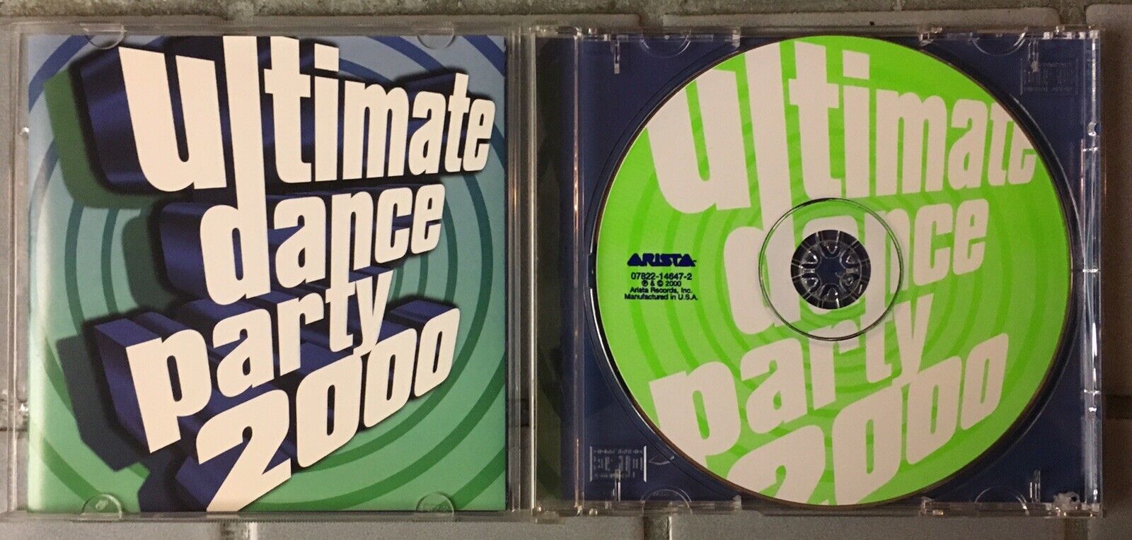 Ultimate Dance Party 2000 CD Pink Moby Santana Pet Shop Boys TLC Bob Marley