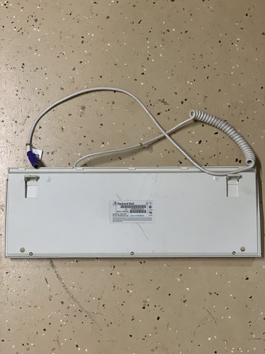 Vintage Rare 1980s White Packard Bell Clicky Mechanical Keyboard VTG 120053 - Picture 7 of 7