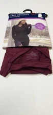 Cuddl Duds CD9585 Womens Chill Chasers Warm Layers Long Sleeve V-Neck Shirt