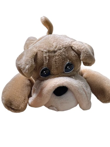 Precious Moments Pals Bulldog 8" Plush Stuffed Animal W Tag 1998 Beanie Style