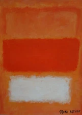 Fine unique painting – Color field composition, signed Mark Rothko