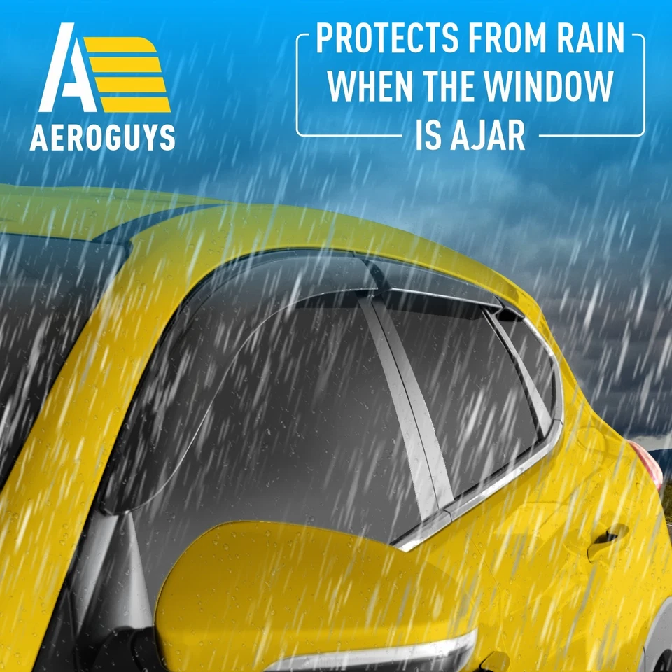 Protectores de lluvia viseras de ventilación para Hyundai Tucson 2016-2021 Foto 3 de 4