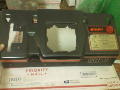 Sega Thunderblade arcade plastic control panel cracks