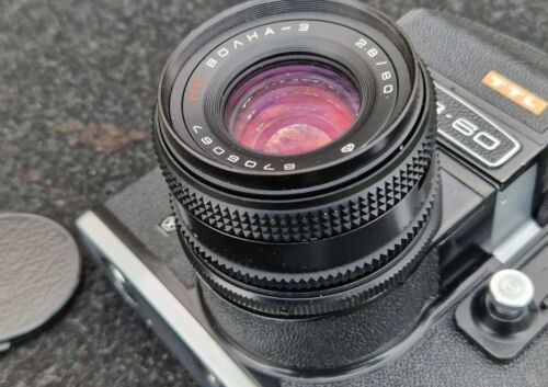 Kiev 60 camera Volna 3 80 mm f 2.8 - Picture 4 of 8