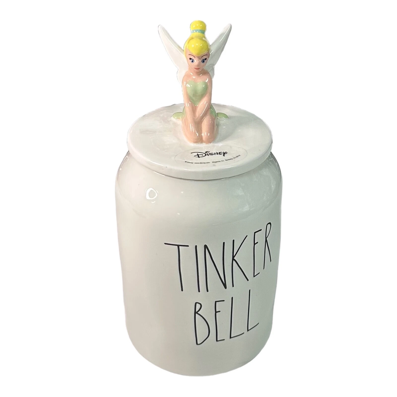 Rae Dunn "TINKER BELL" Peter Pan Figural Canister