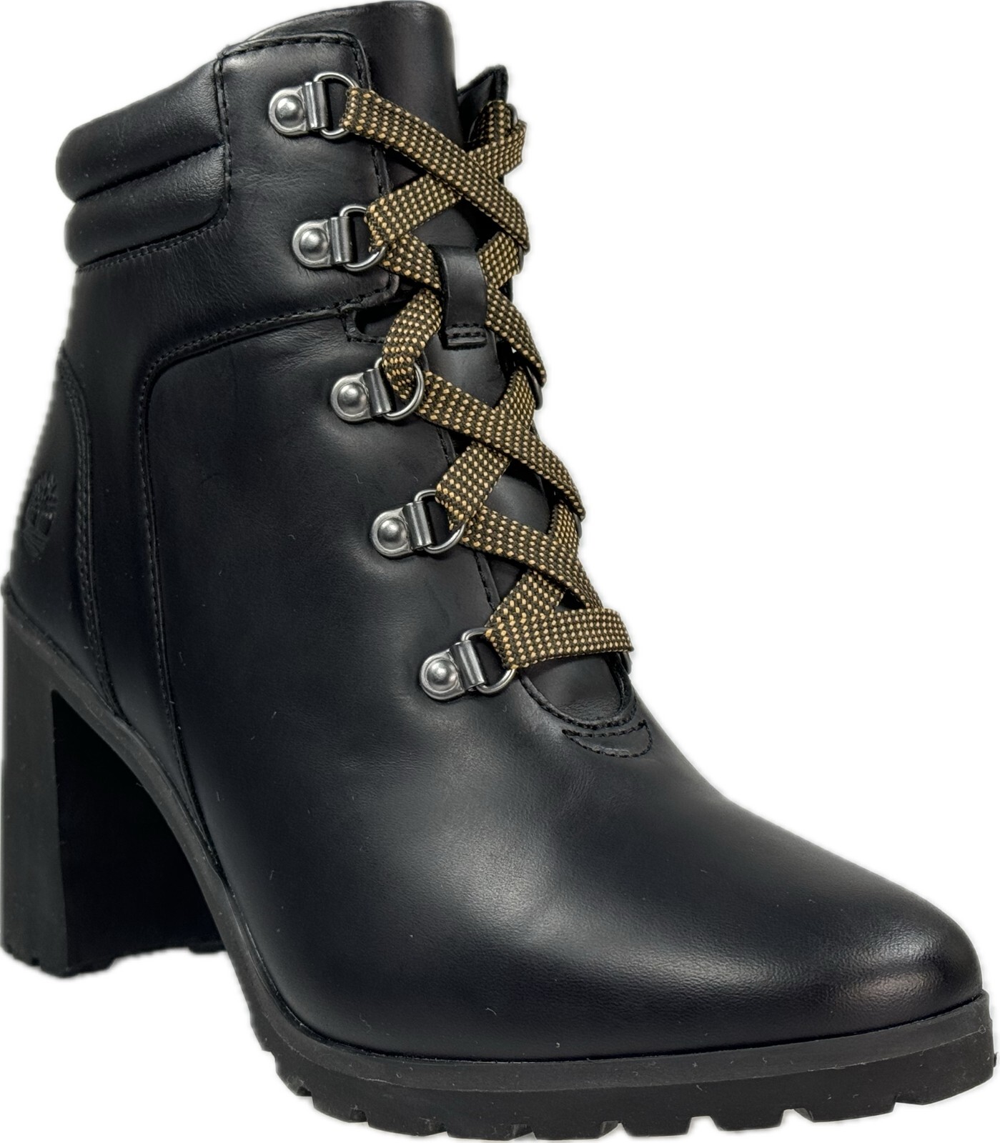 ЖЕНСКИЕ ЧЕРНЫЕ 5-ДЮЙМОВЫЕ ТУРИСТИЧЕСКИЕ КОЖАНЫЕ БОТИНКИ TIMBERLAND ALLINGTON, A26AW
