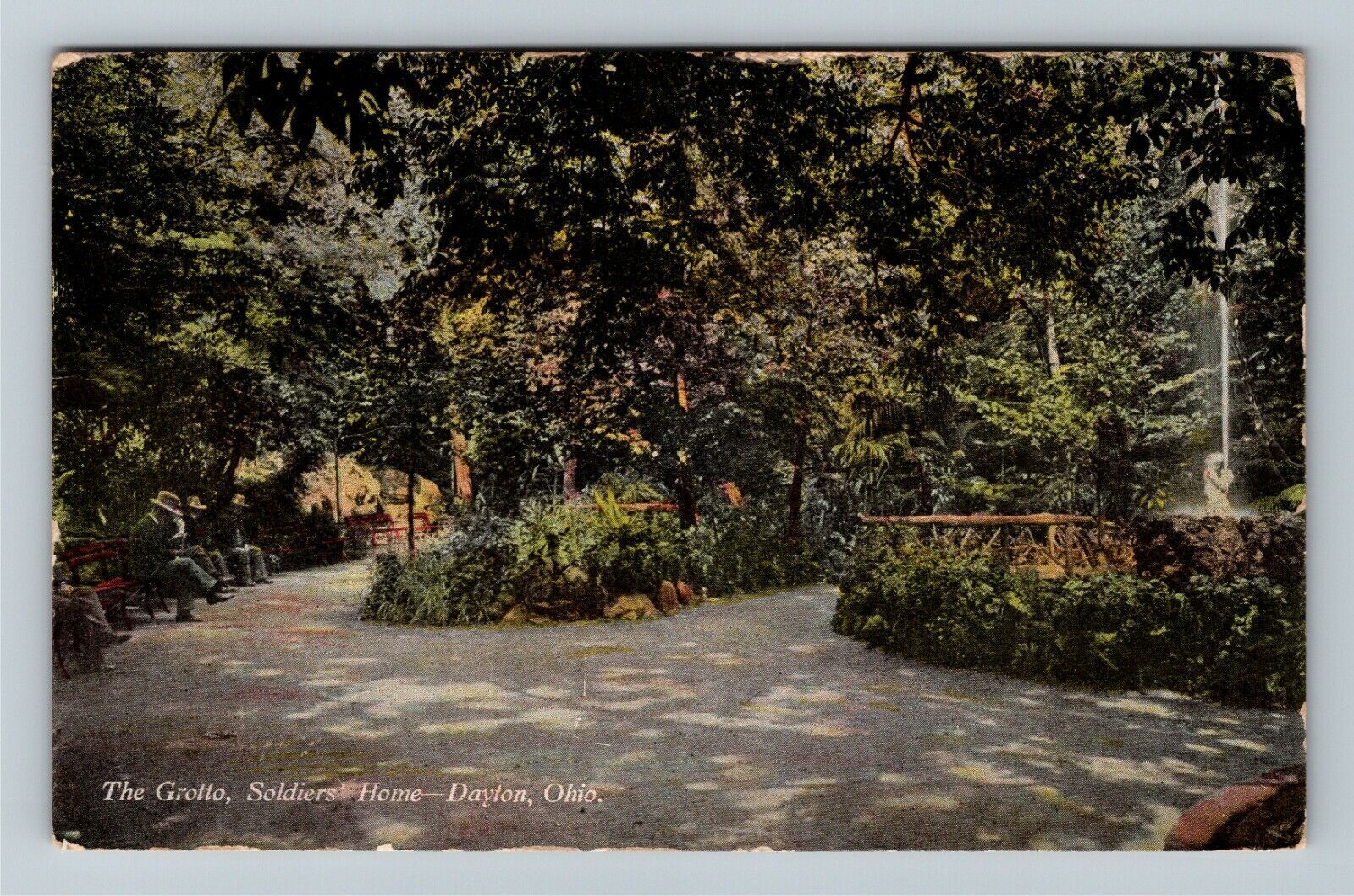 Dayton, OHOhio, The Grotto Soldiers Home, c1909 Vintage Postcard