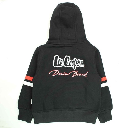 Hoodie Boy. Lee Cooper No. 3. Black Hooded Sweatshirt. Gift For Child - Picture 8 of 8