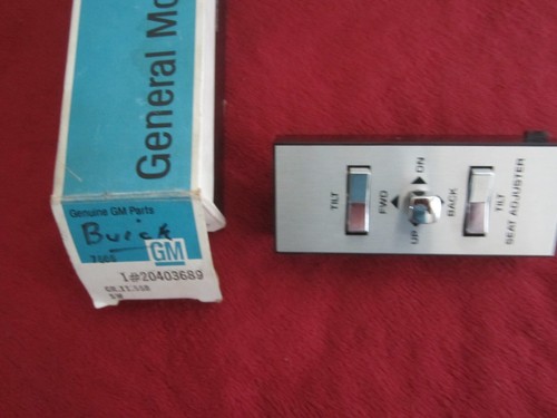 1985,86,87,88,89,90,91 BUICK ELECTRA NOS GM POWER SEAT SWITCH - Picture 5 of 5