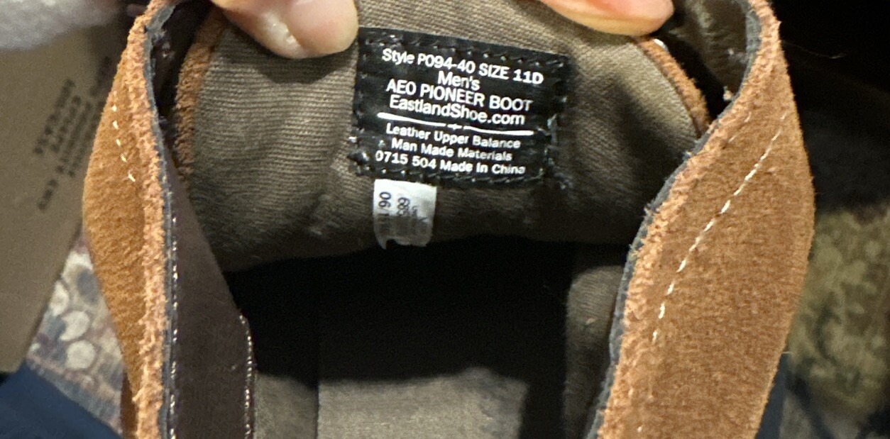 American Eagle Outfitters Mens Brown Boots Size 11 D Suede eBay