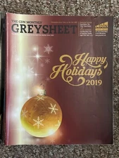 DECEMBER 2019 CDN Monthly GREYSHEET Coin Dealer Magazine 126 pages Vol II No 12