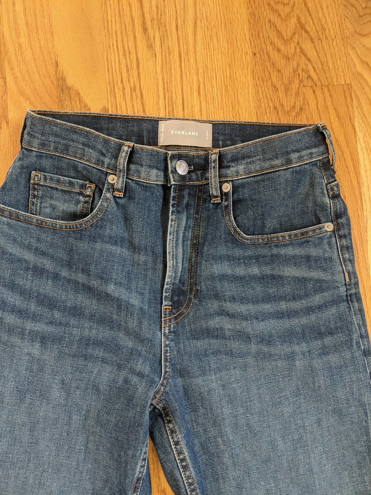 Everlane The High Rise Straight Jean 
