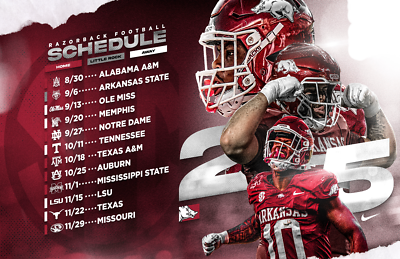 Arkansas Football Schedule What Channel Are The Razorbacks Playing