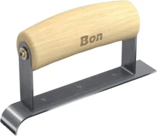 12-888 6-Inch by 1-Inch Radius Edger with 1/2-Inch Radius and Lip, Wood Handle, 