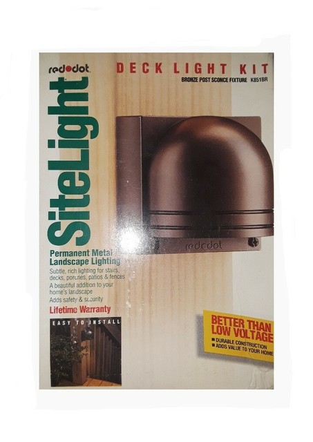 Red Dot Sitelight Bronze Color Deck Sconce Light K851br For Red Dot Sitelight Bronze Color Deck