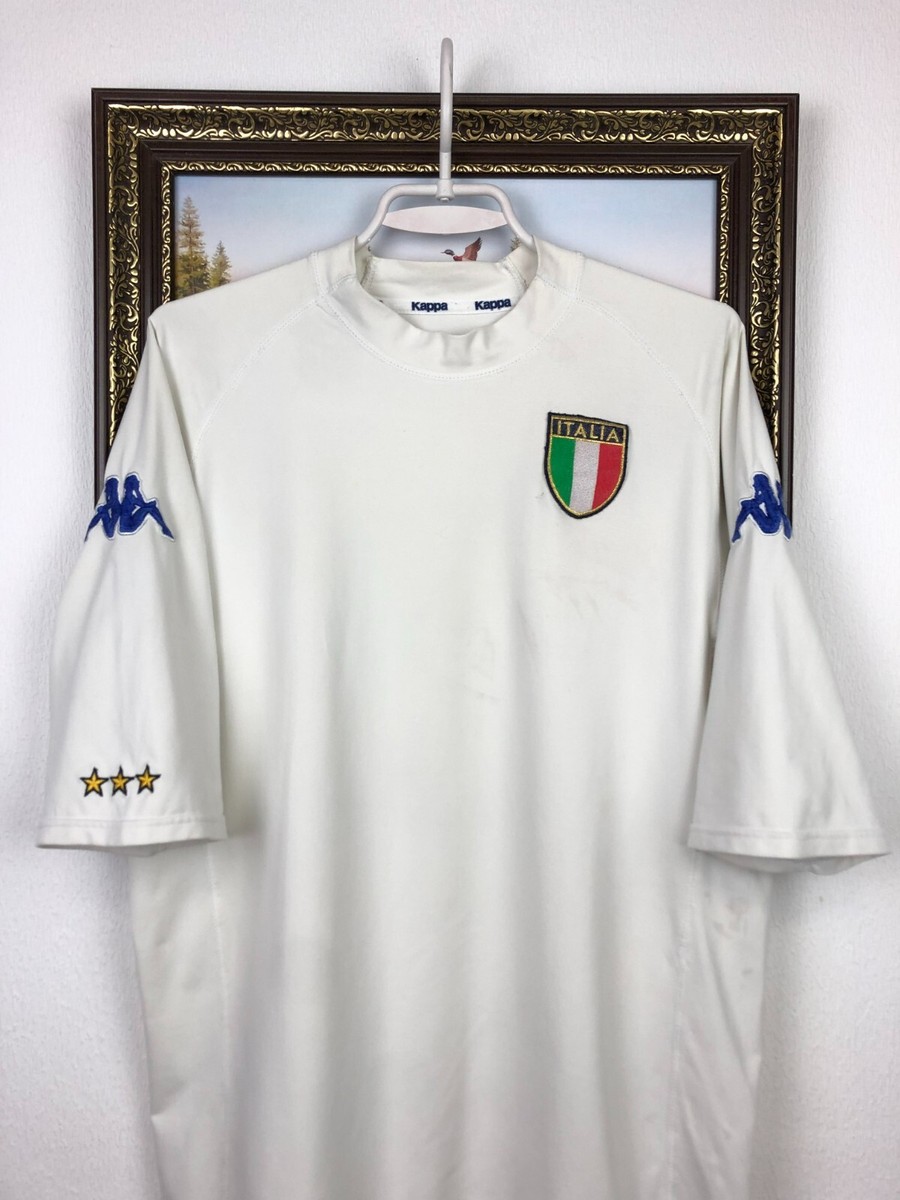 Italy Away football shirt 2001 Soccer Kappa Jersey Mens Maglia
