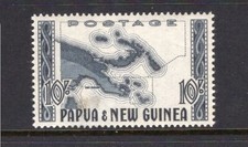 PAPUA & NEW GUINEA 1952 MAP VERY FINE MNH...