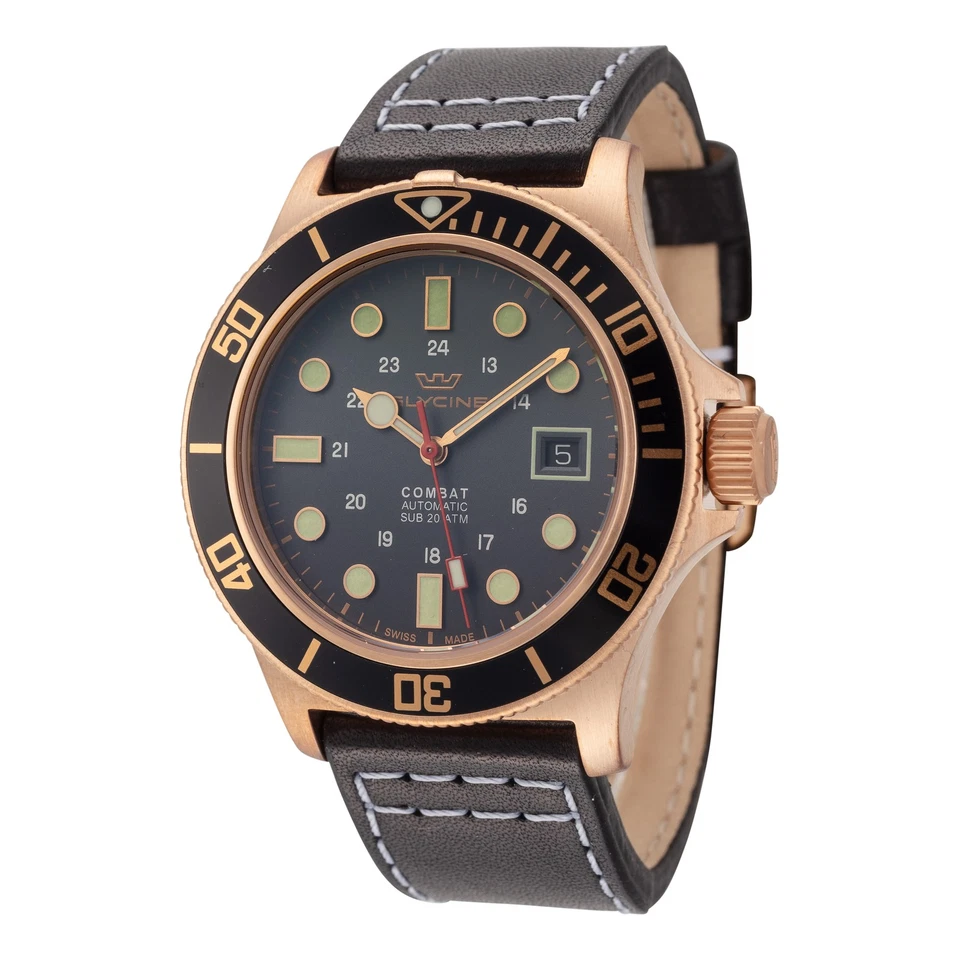 Glycine Men's Combat Sub Bronze 42mm Automatic Watch GL0425