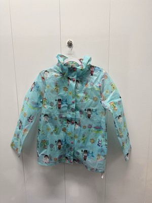 Disney Parks It s A Small World Rain Jacket Adult Sz Small Blue
