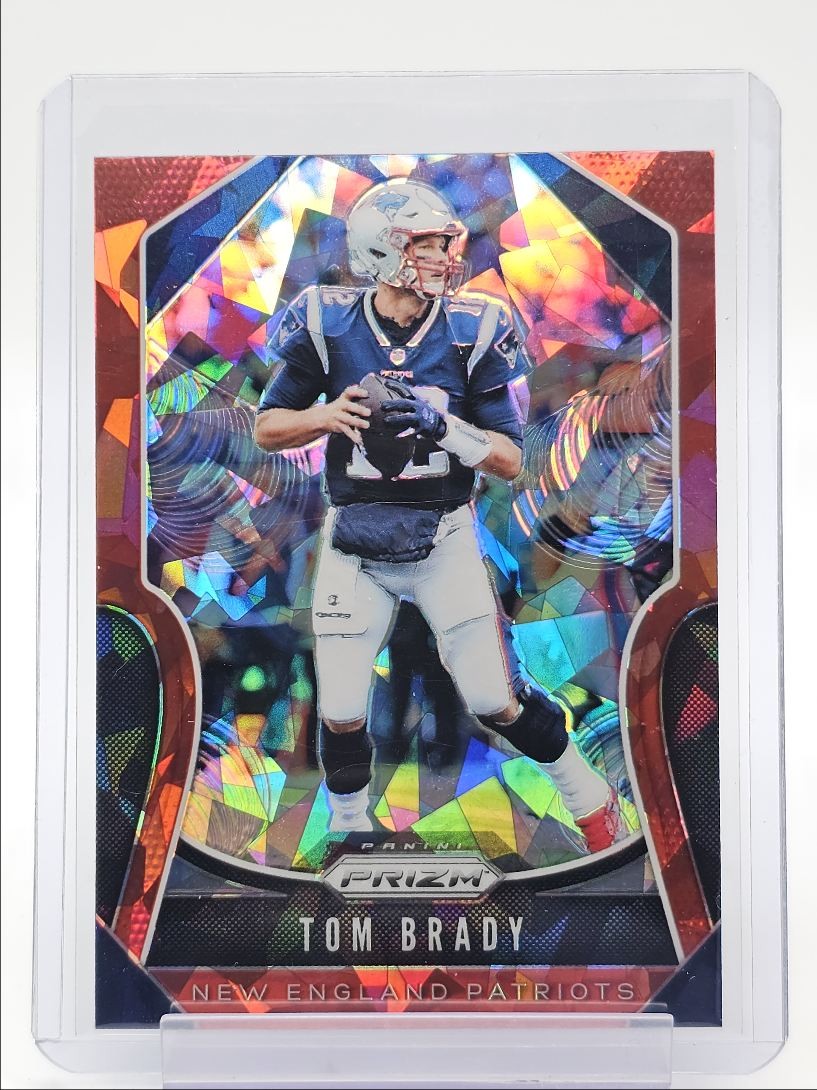 TOM BRADY 2019 PANINI PRIZM FOOTBALL RED ICE PATRIOTS Q1825