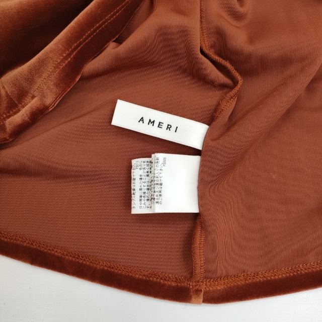 AMERI OVER GATHER SLEEVE TOP Velour top Blouse sh… - image 3