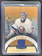 2021-22 Upper Deck Artifacts Ilya Sorokin Year One Rookie Sweaters Jersey #RS-IS
