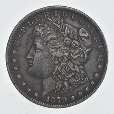 Early - 1879 Morgan Silver Dollar - 90% US Coin *402