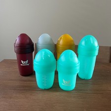 Herobility bottles 8 ounces and 5 ounces, blue, anti colic bottles